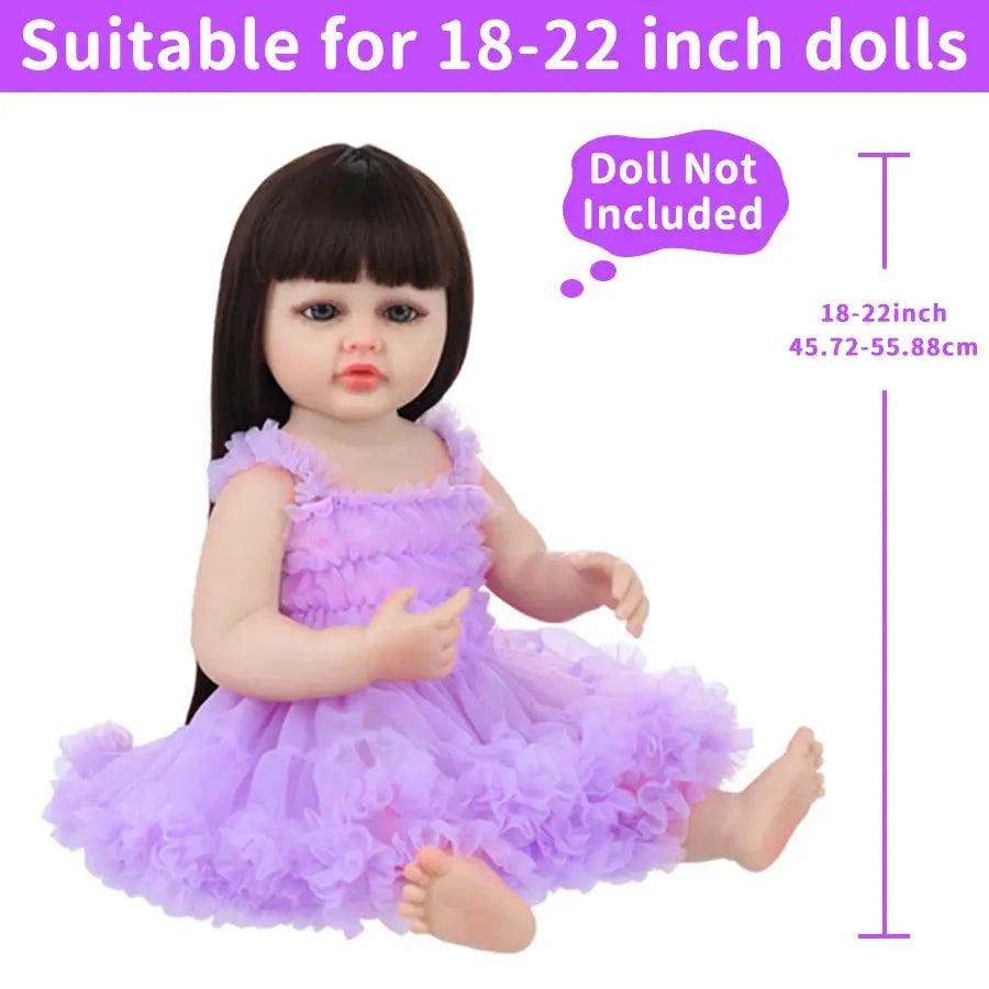  Doll Dress Up Set Lace Dress Deluxe Role Play Gift -  ToylandEU™