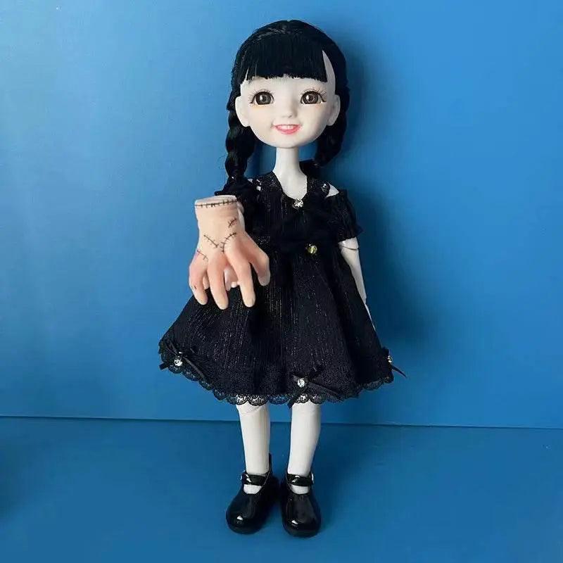  Fashion 1/6 Bjd Doll Black Braid 30cm with Multiple Joints Girls Kids Toy -  ToylandEU™
