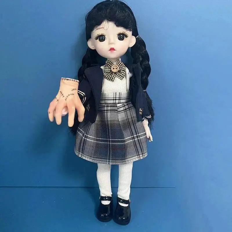 Fashion 1/6 Bjd Doll Black Braid 30cm with Multiple Joints Girls Kids Toy -  ToylandEU™