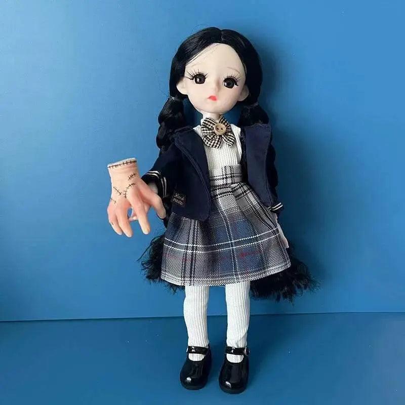  Fashion 1/6 Bjd Doll Black Braid 30cm with Multiple Joints Girls Kids Toy -  ToylandEU™
