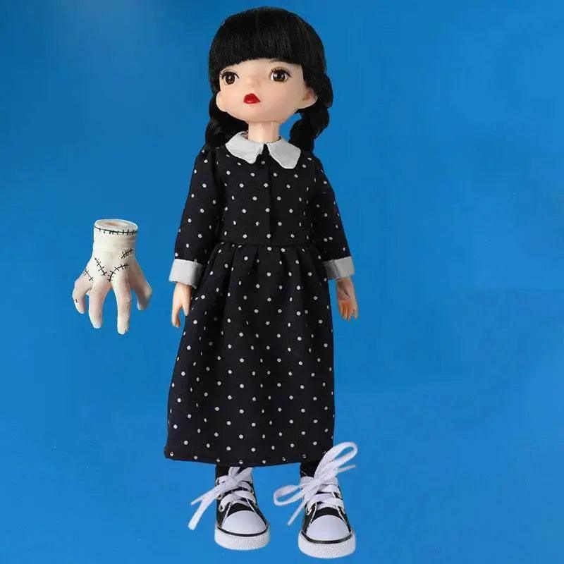  Fashion 1/6 Bjd Doll Black Braid 30cm with Multiple Joints Girls Kids Toy -  ToylandEU™