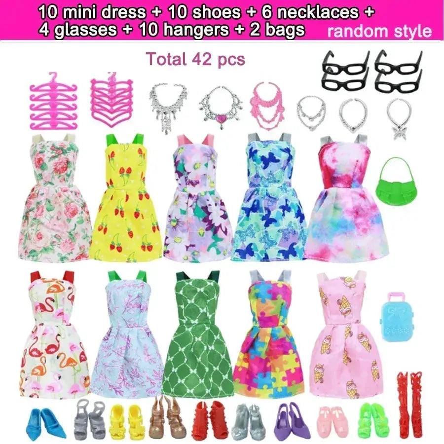  Doll Fashion Set Complete 64Pcs For 11.5 Inch Dolls -  ToylandEU™