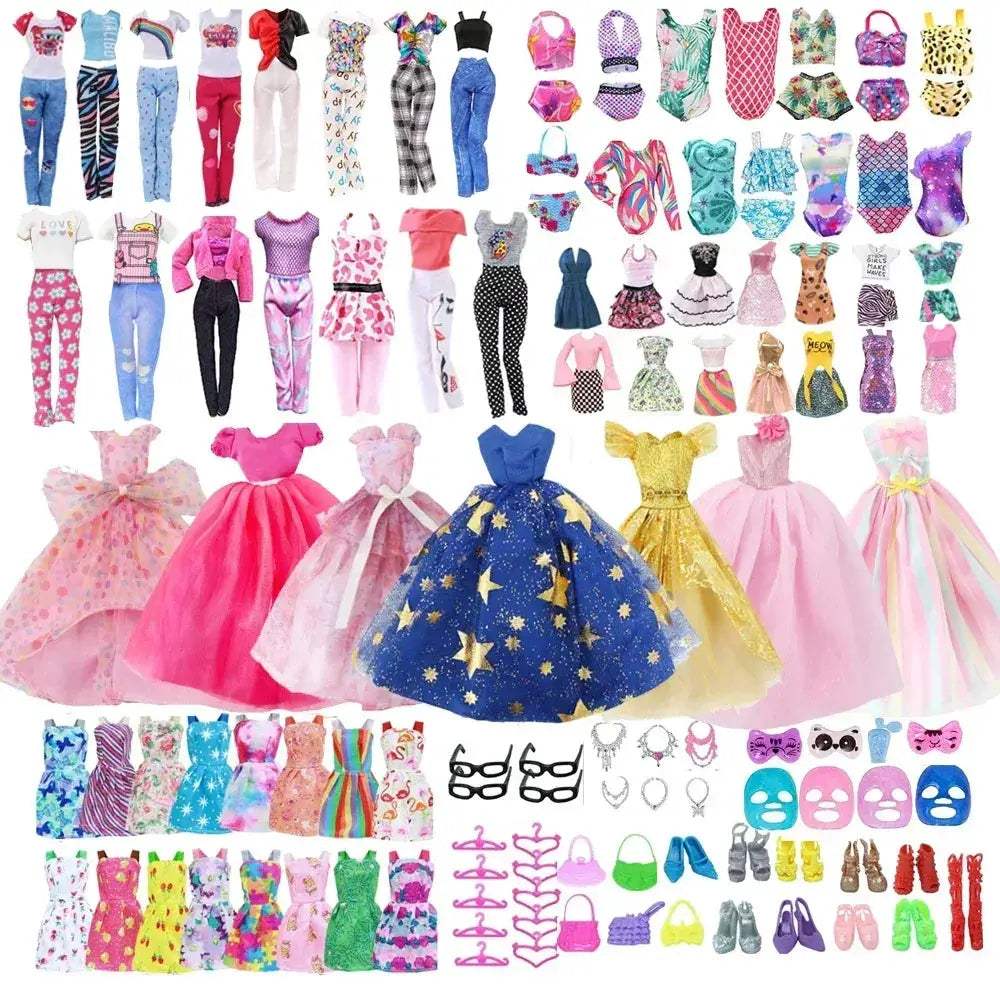  Doll Fashion Set Complete 64Pcs For 11.5 Inch Dolls -  ToylandEU™