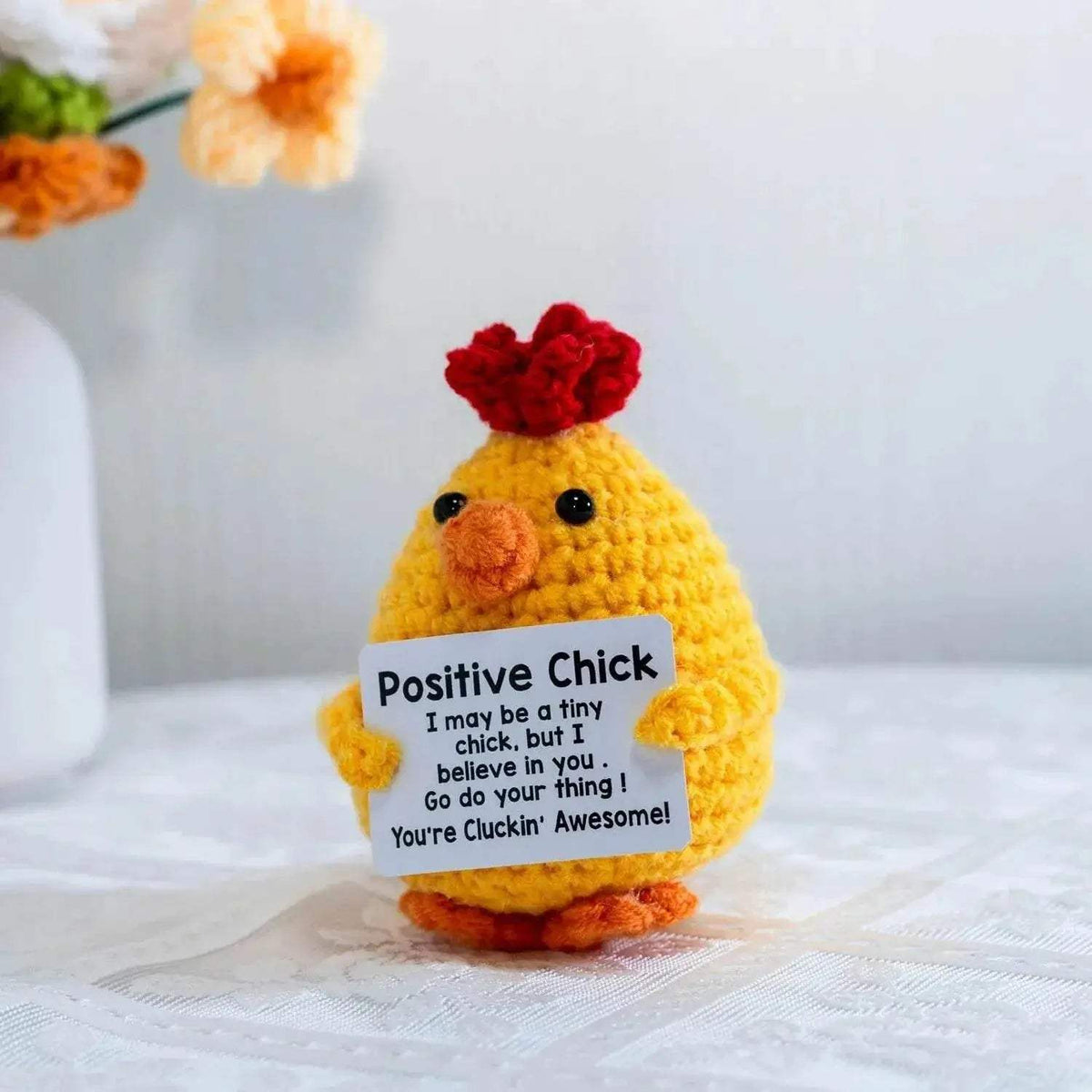  Funny Crochet Positive Energy Chick Doll Home Decoration -  ToylandEU™