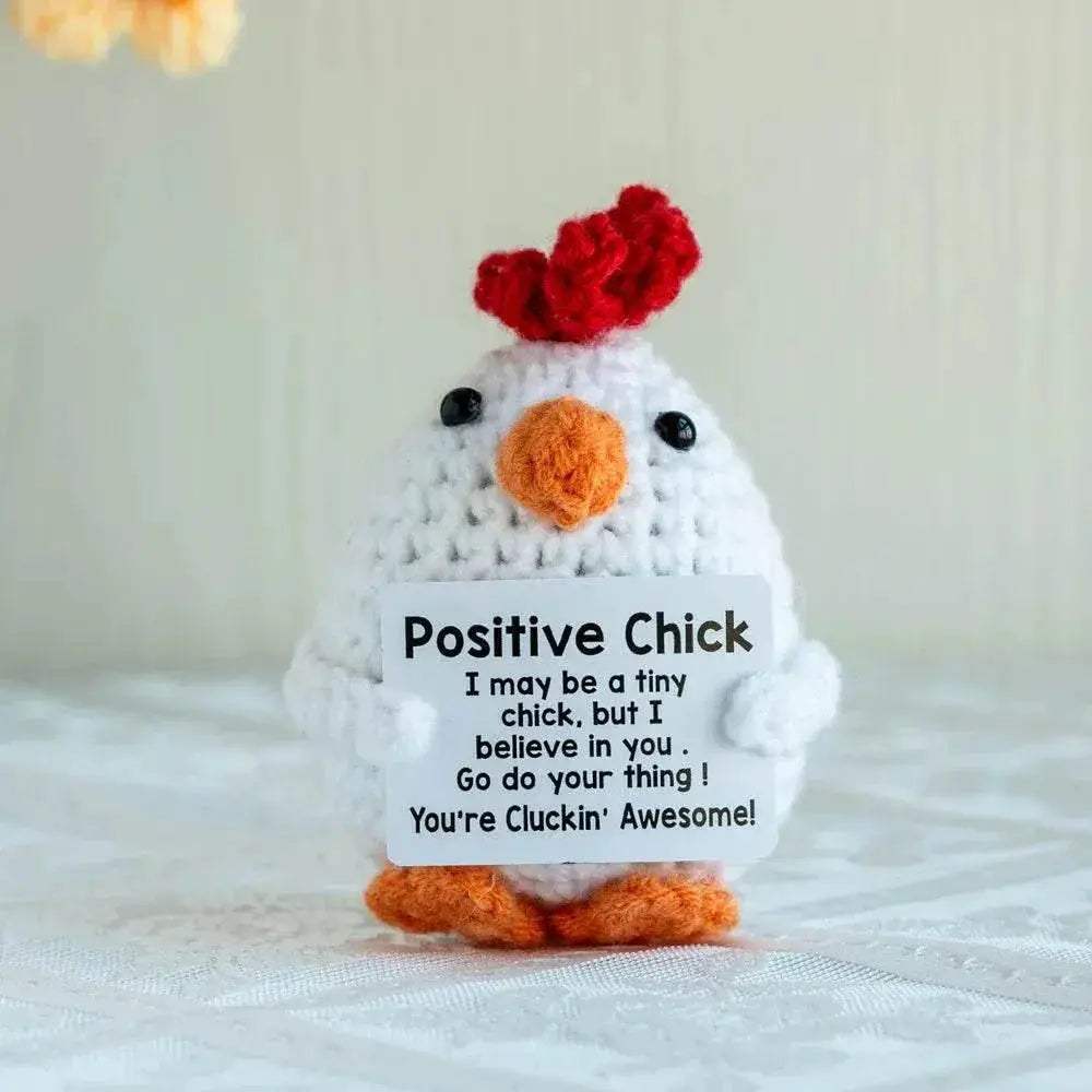  Funny Crochet Positive Energy Chick Doll Home Decoration -  ToylandEU™