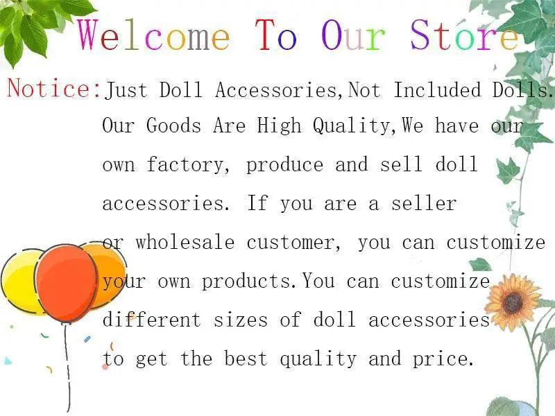  35CM Girl Dolls With Smooth Black Long Hair Black Eyes 14 Inches Baby Doll With Dress Shoes Toys -  ToylandEU™