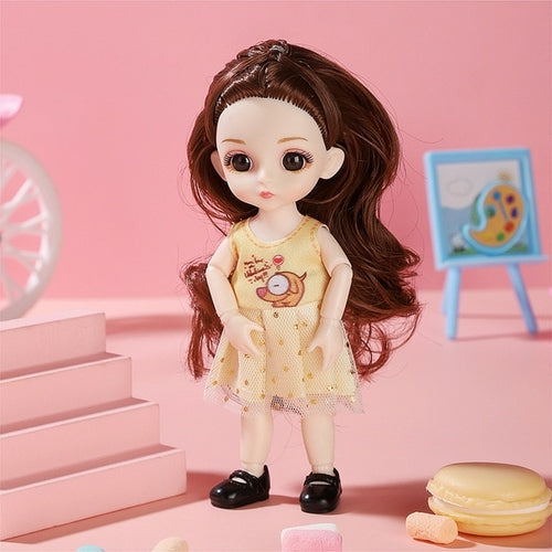 Beautiful Mini Doll Girl Toy with Movable Joints for Baby and Girls ToylandEU.com Toyland EU