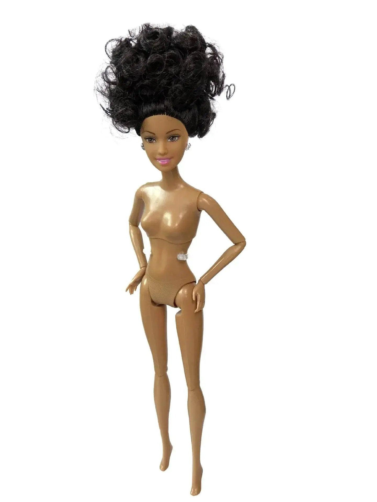 30cm Height Black Dolls Multi-jointed African Dolls with Black Hair for Girls Diy Dress Up Toys -  ToylandEU™