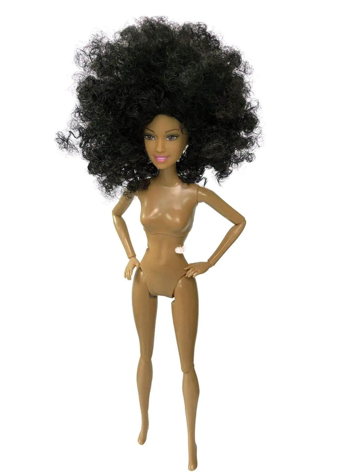  30cm Height Black Dolls Multi-jointed African Dolls with Black Hair for Girls Diy Dress Up Toys -  ToylandEU™