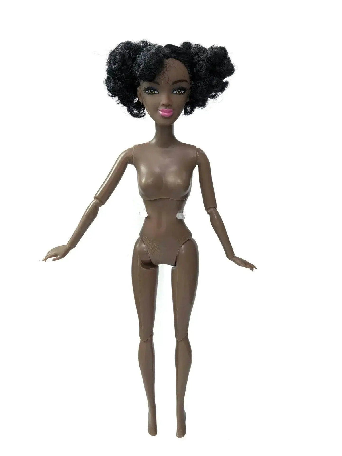  30cm Height Black Dolls Multi-jointed African Dolls with Black Hair for Girls Diy Dress Up Toys -  ToylandEU™