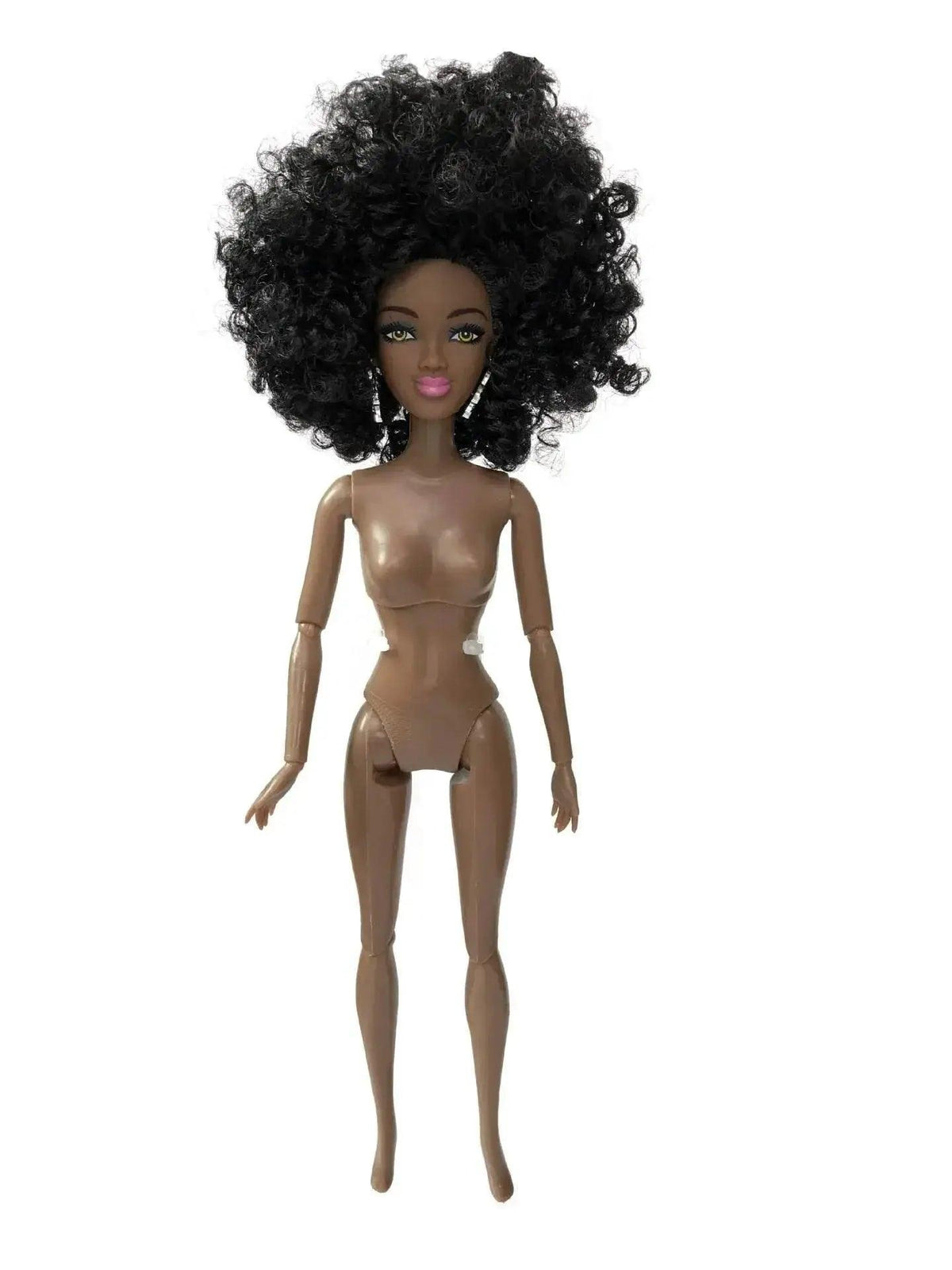  30cm Height Black Dolls Multi-jointed African Dolls with Black Hair for Girls Diy Dress Up Toys -  ToylandEU™