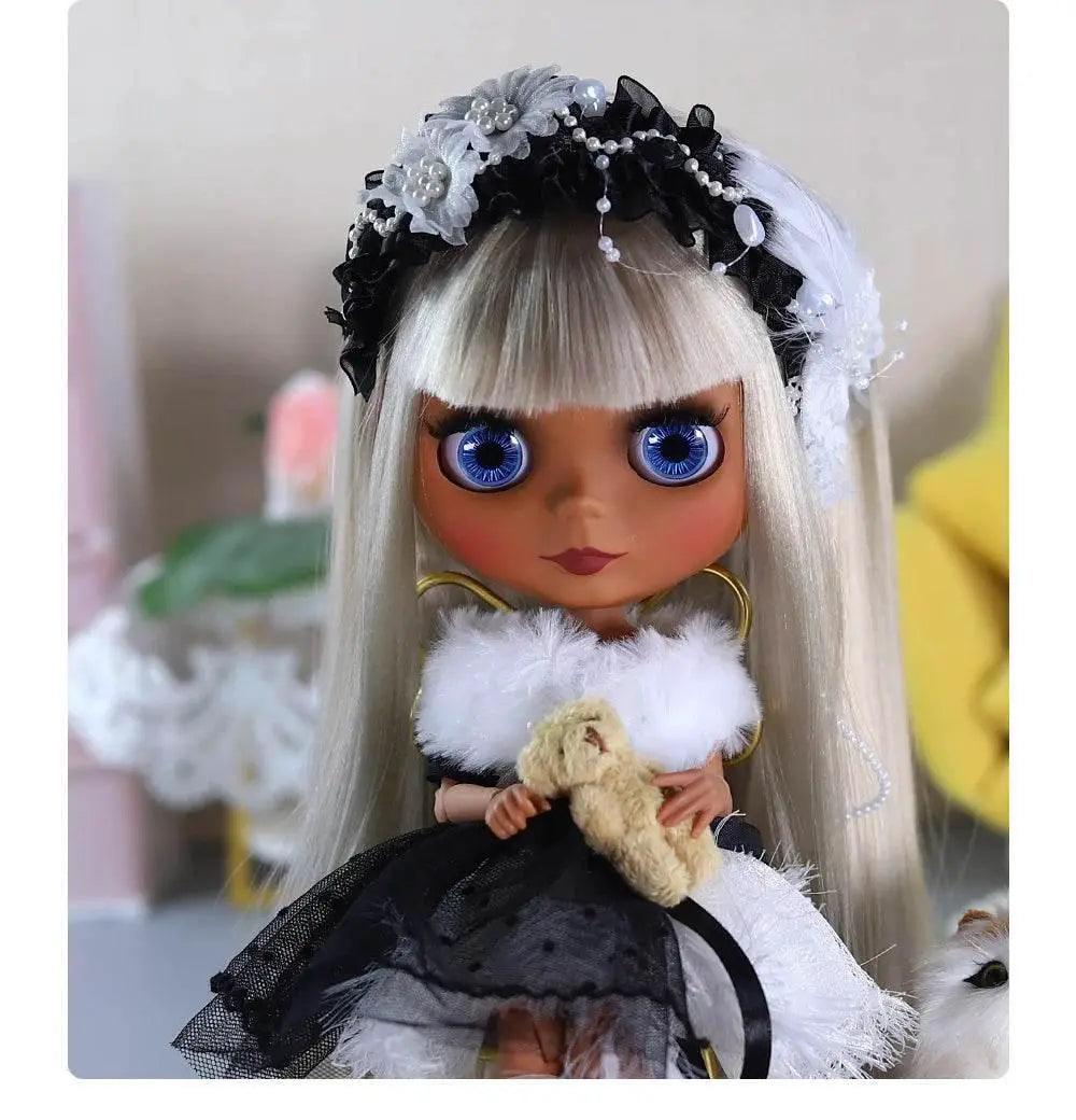  ICY DBS Blyth 1/6 Doll 30cm Black Skin Matte Face Cute Set BJD Full SD -  ToylandEU™