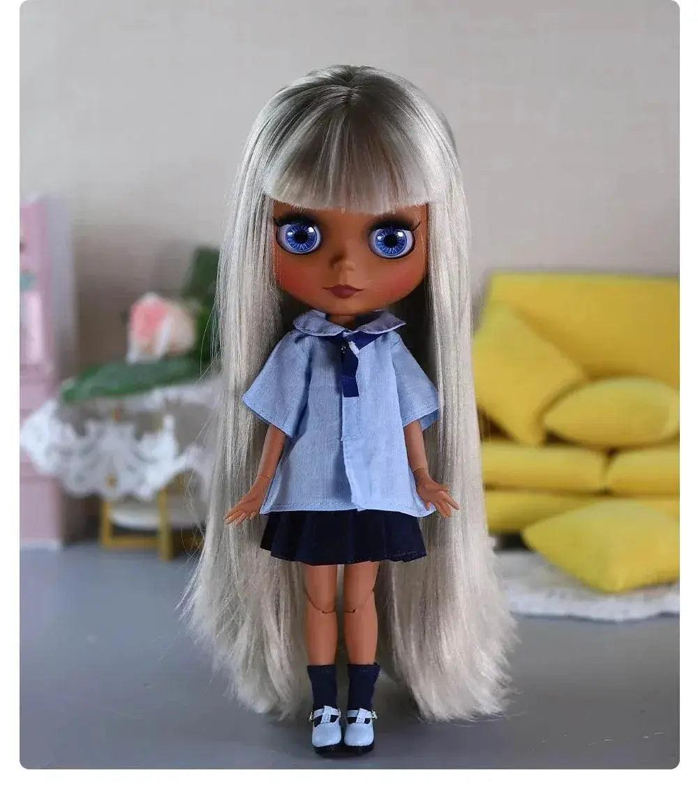  ICY DBS Blyth 1/6 Doll 30cm Black Skin Matte Face Cute Set BJD Full SD -  ToylandEU™