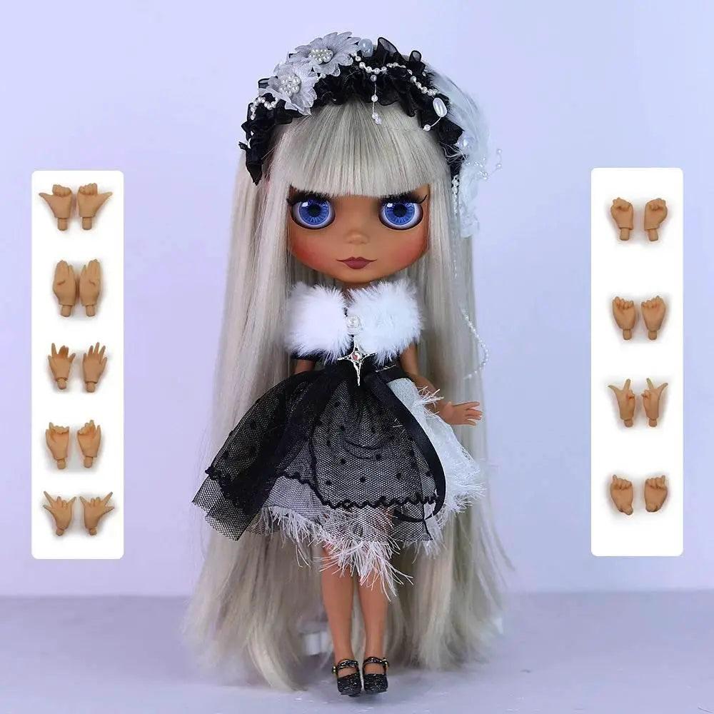  ICY DBS Blyth 1/6 Doll 30cm Black Skin Matte Face Cute Set BJD Full SD -  ToylandEU™
