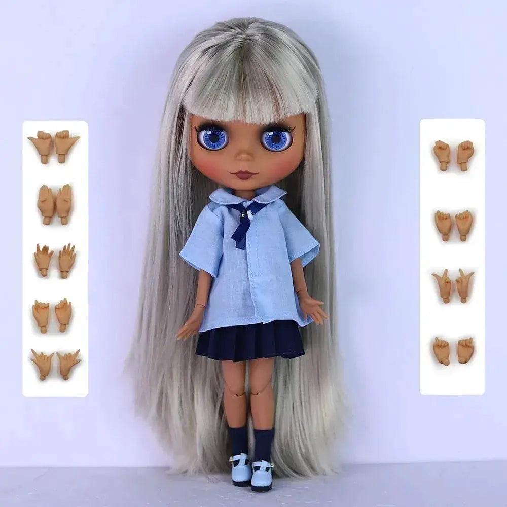  ICY DBS Blyth 1/6 Doll 30cm Black Skin Matte Face Cute Set BJD Full SD -  ToylandEU™