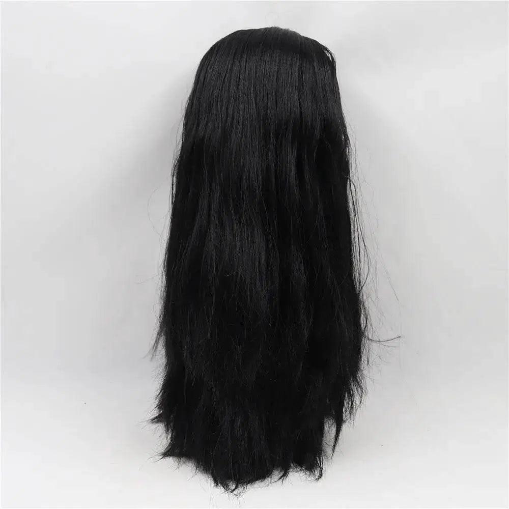  ICY DBS Blyth Doll White Skin Joint Body Black Straight Hair New Matte Face with Eyebrows Lip Gloss BL117 -  ToylandEU™