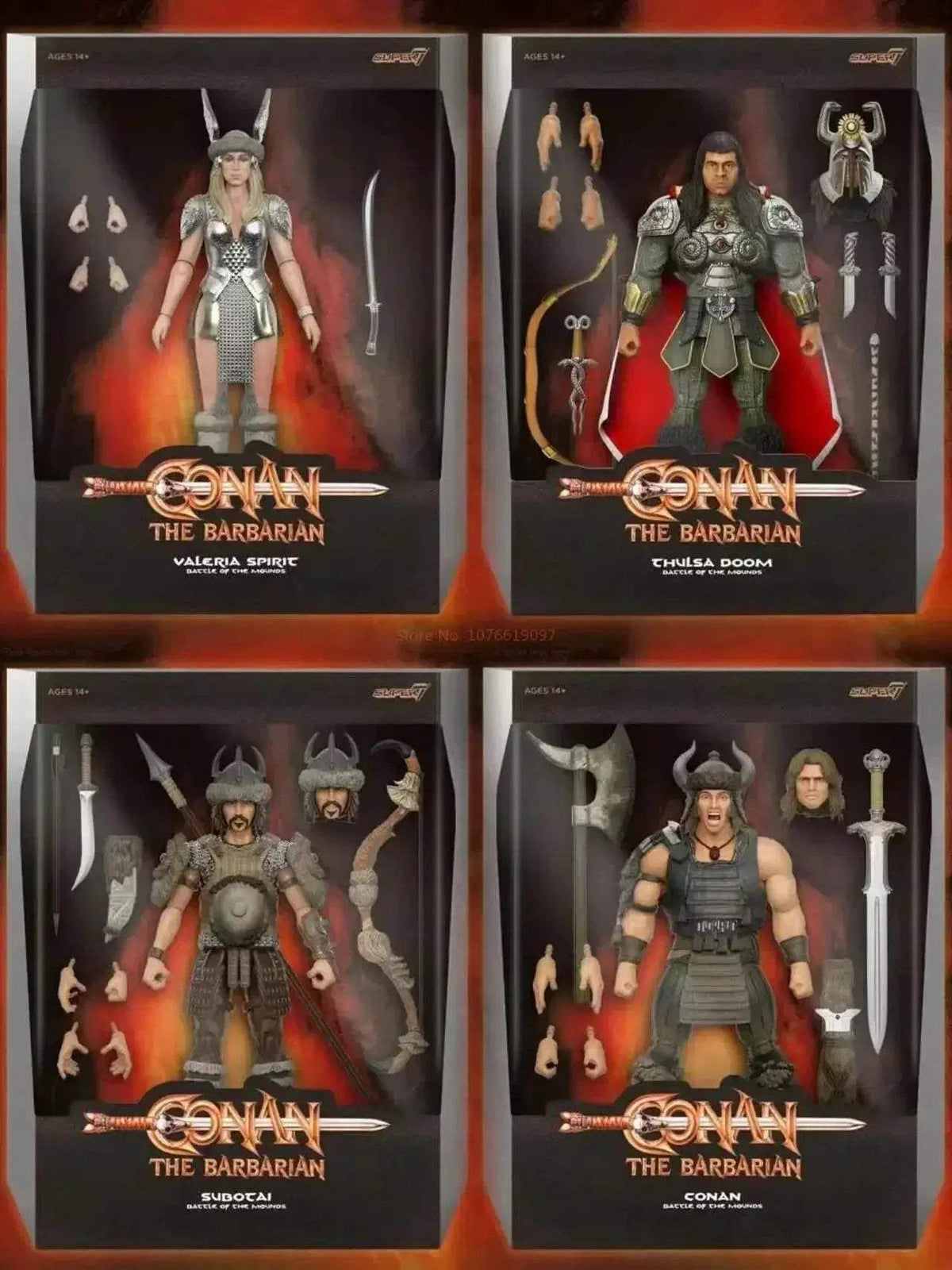  In Stock Super 7 Seven Inch Joint Movable Doll King Conan -  ToylandEU™