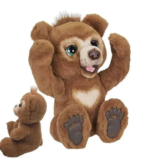  Interactive Kawaii Plush Bear Doll - Sound-Activated Cuddle Buddy -  ToylandEU™