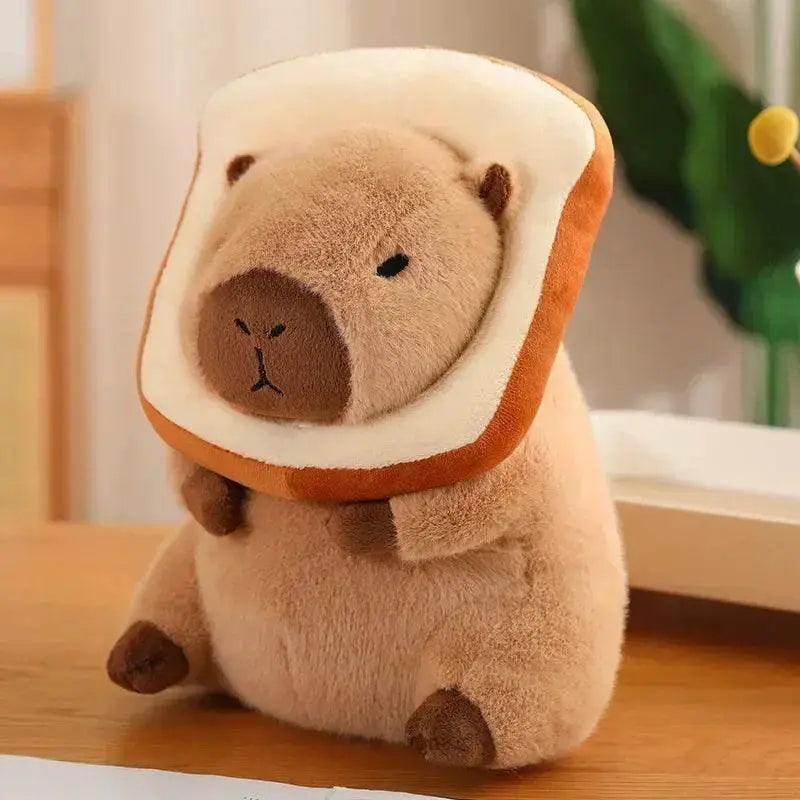  23CM Kawaii Anime Capybara Bread Plush Toy Creative Stuffed Animal Toast Doll Girl Birthday Gift -  ToylandEU™