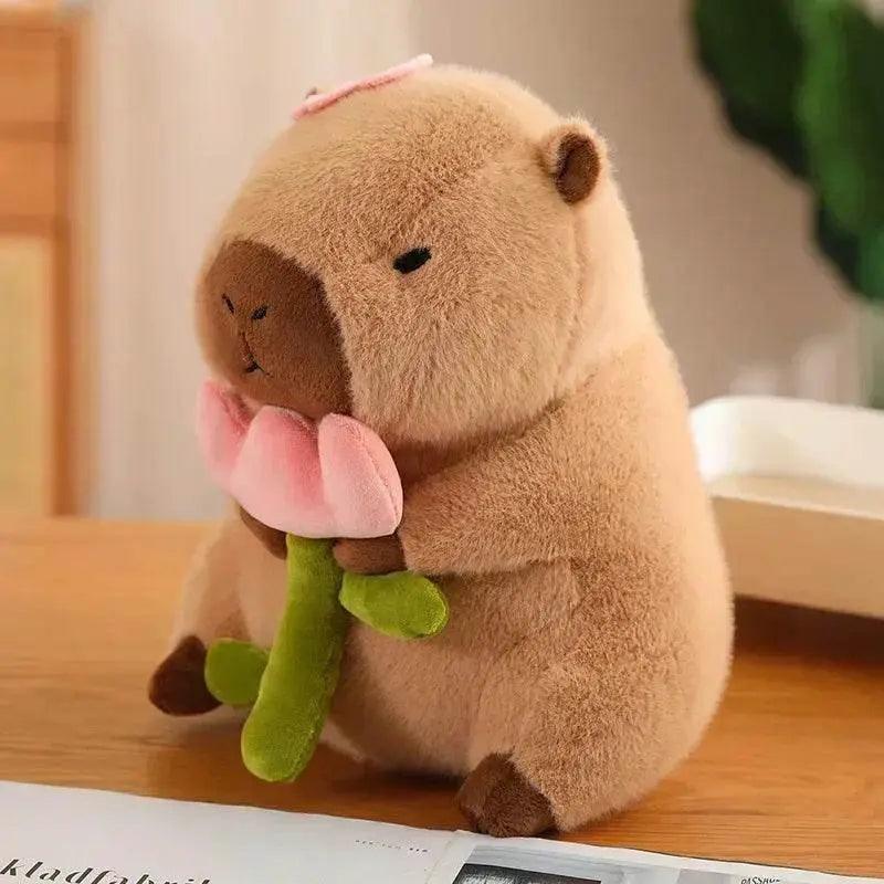  23CM Kawaii Anime Capybara Bread Plush Toy Creative Stuffed Animal Toast Doll Girl Birthday Gift -  ToylandEU™