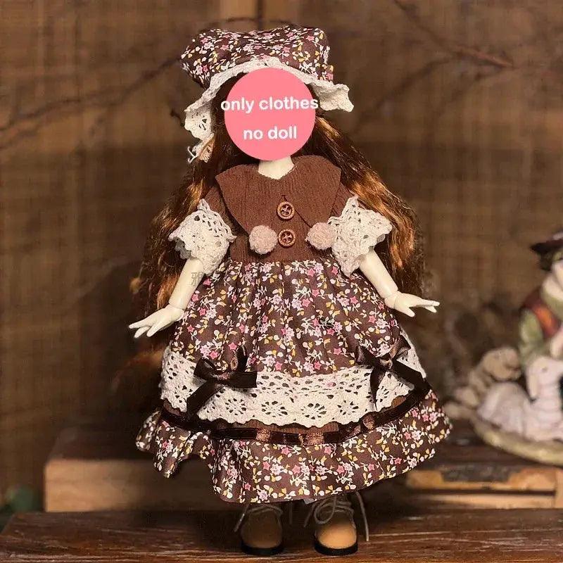  Lolita Doll Multi Layer Cake Skirt For One Sixth BJD -  ToylandEU™