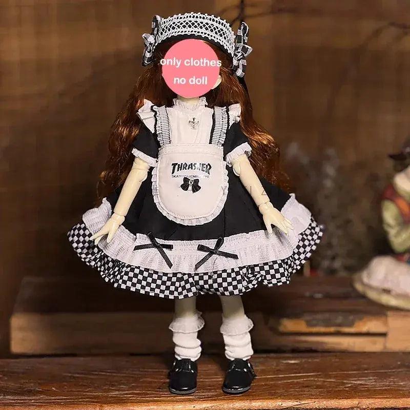  Lolita Doll Multi Layer Cake Skirt For One Sixth BJD -  ToylandEU™