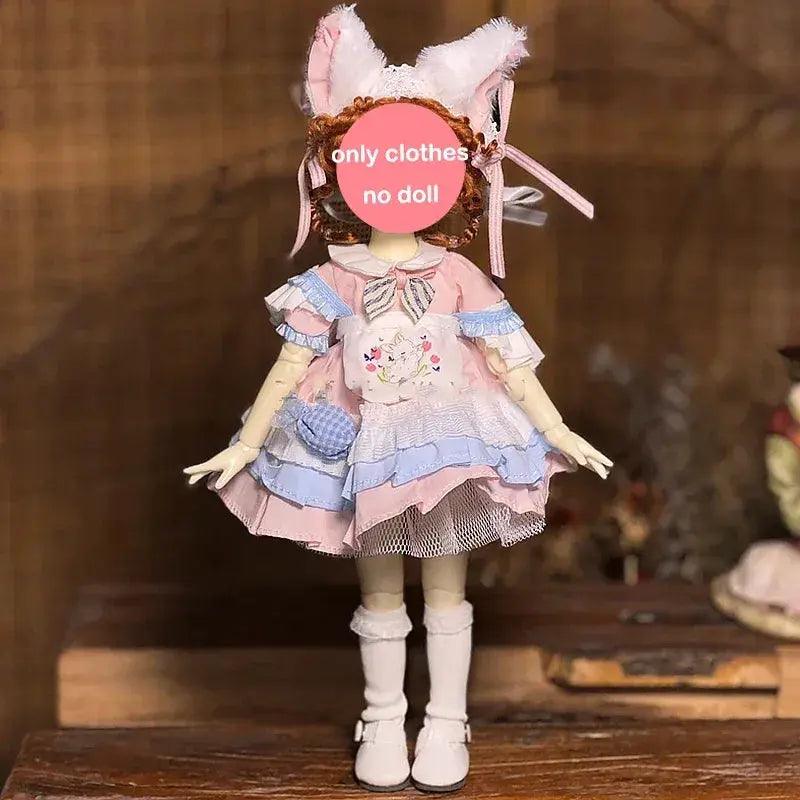  Lolita Doll Multi Layer Cake Skirt For One Sixth BJD -  ToylandEU™