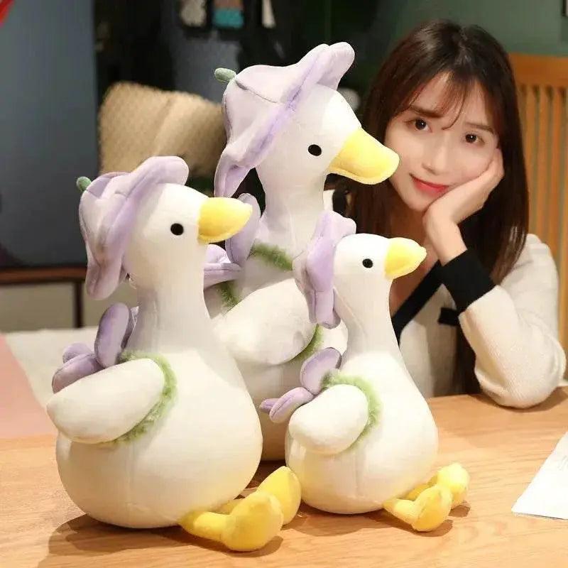  Lovely Duck Doll Flower Duck Plush Toy Stuffed Animal Best Gift Kawaii Plushie -  ToylandEU™