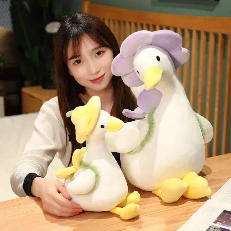  Lovely Duck Doll Flower Duck Plush Toy Stuffed Animal Best Gift Kawaii Plushie -  ToylandEU™