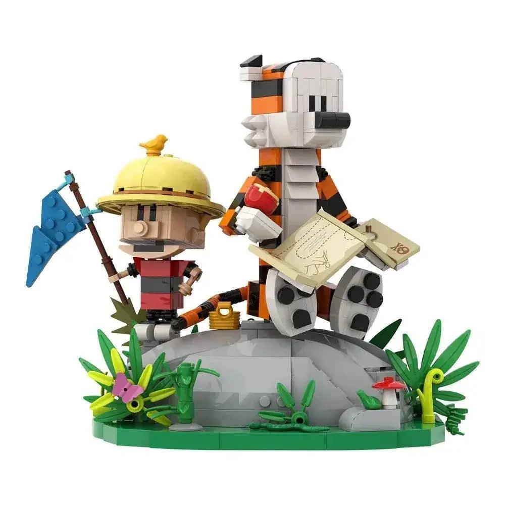  MOC Animation Doll Calvined and Hobbes Brick Building Bricks MOC Gift -  ToylandEU™