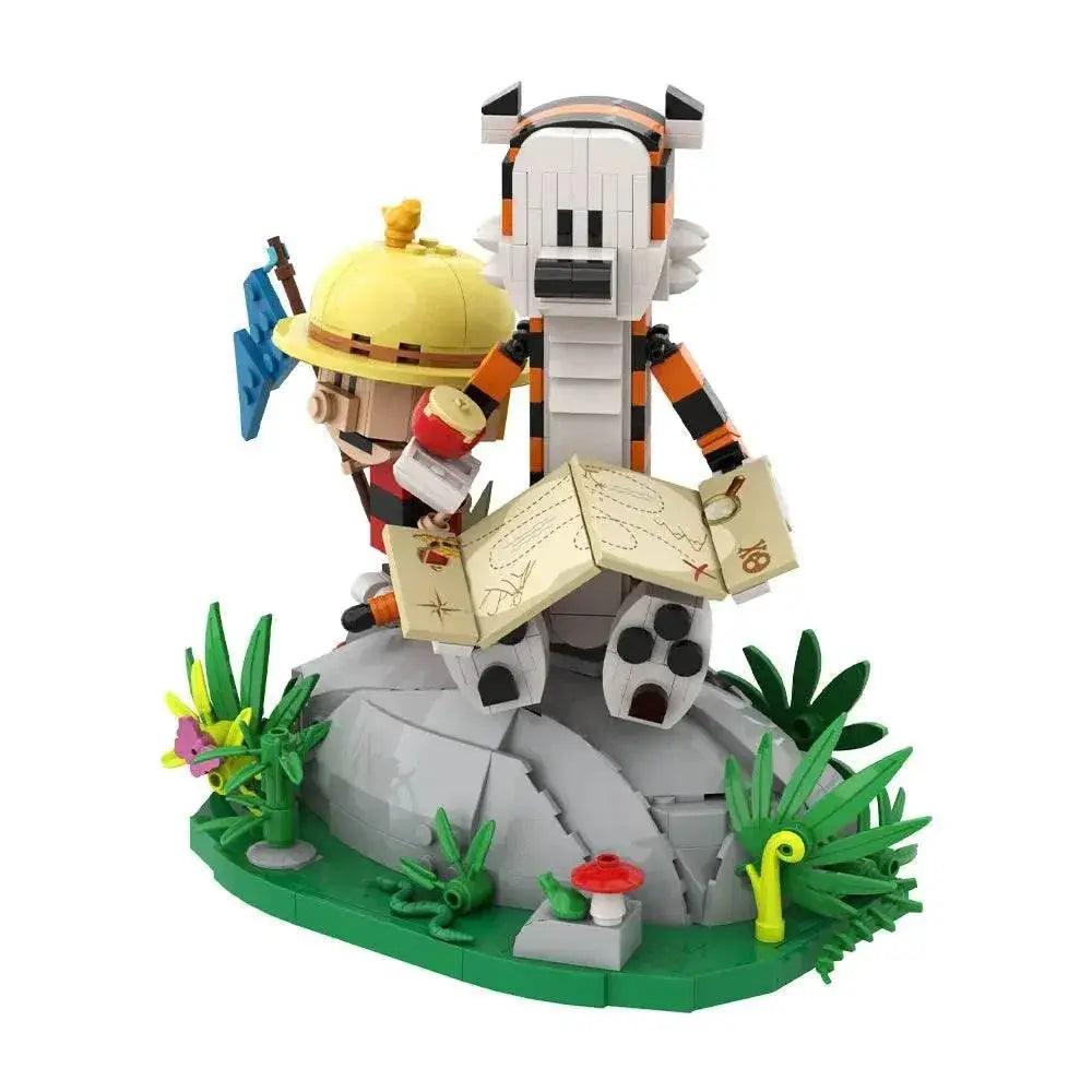  MOC Animation Doll Calvined and Hobbes Brick Building Bricks MOC Gift -  ToylandEU™