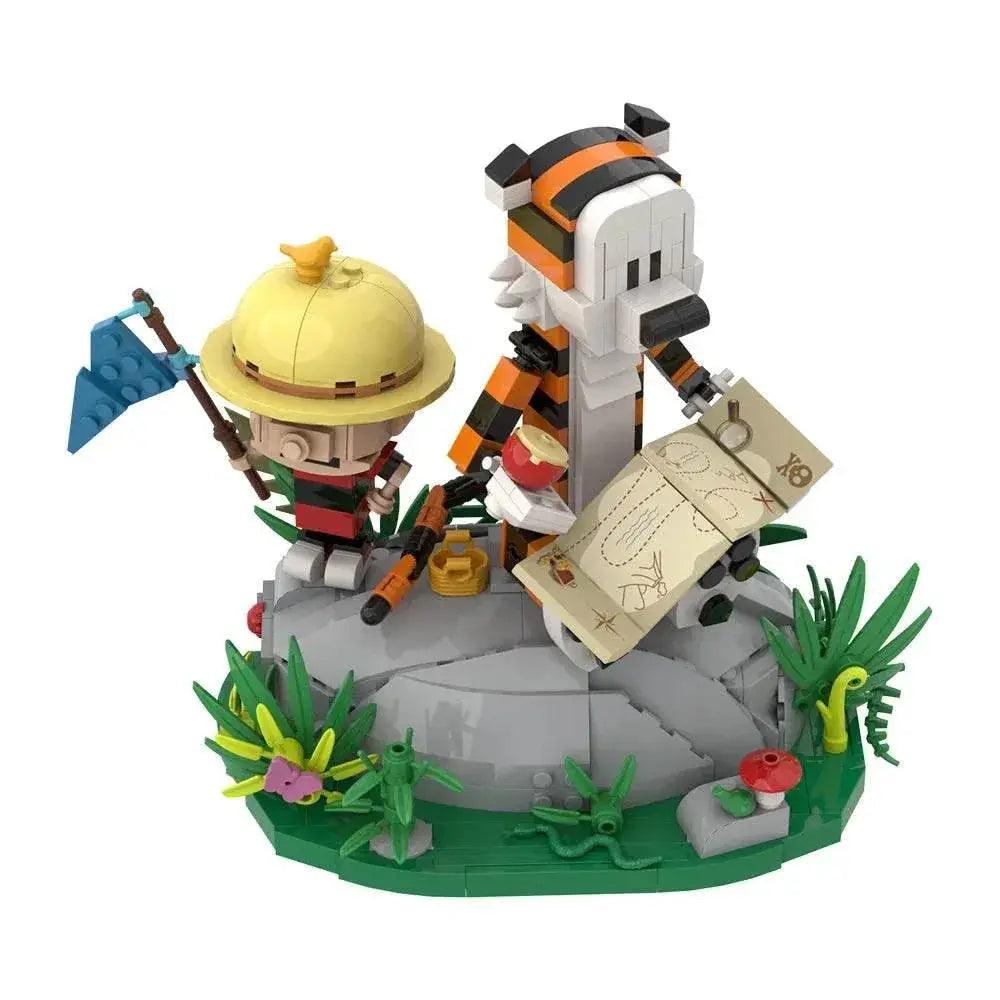  MOC Animation Doll Calvined and Hobbes Brick Building Bricks MOC Gift -  ToylandEU™