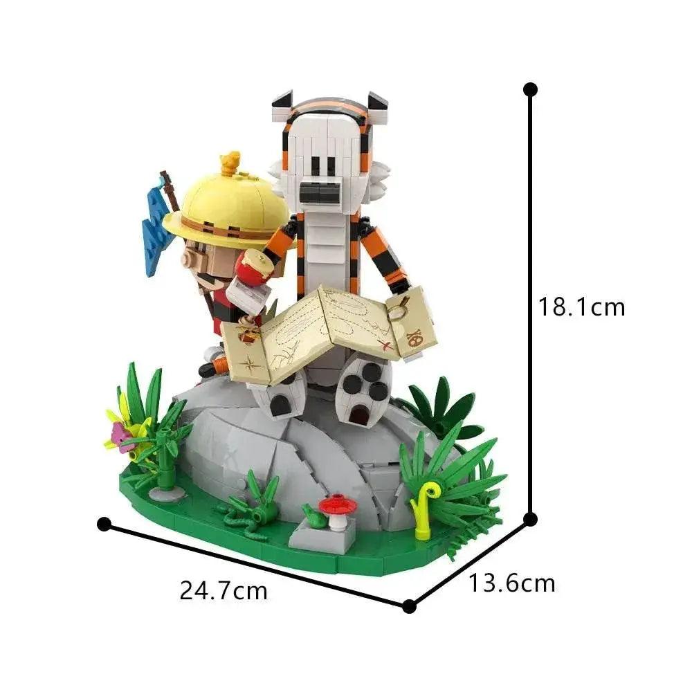  MOC Animation Doll Calvined and Hobbes Brick Building Bricks MOC Gift -  ToylandEU™