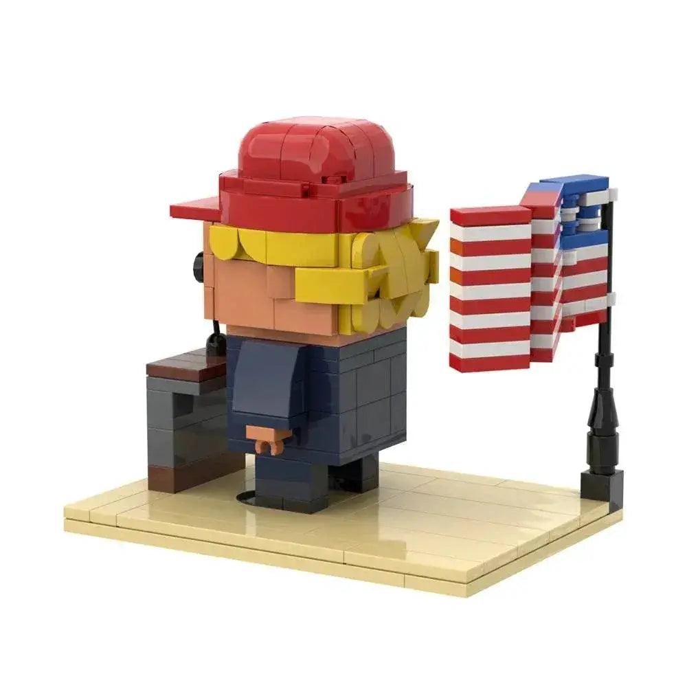  MOC Donald Trump BrickheadZ Doll Model Building Block Gift Building Bricks MOC -  ToylandEU™