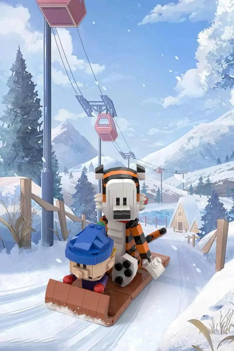  MOC MOC Animation Doll Calvined and Hobbes Building Blocks Building Bricks MOC -  ToylandEU™