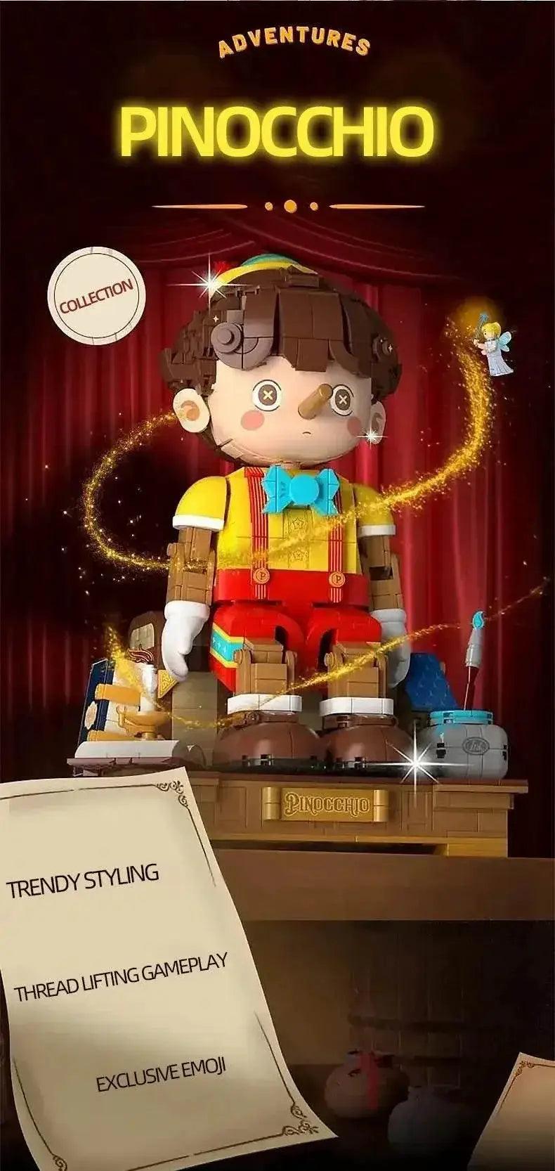  MOC Pinocchio Building Blocks Classic Fairy Tale Doll Model Gifts -  ToylandEU™