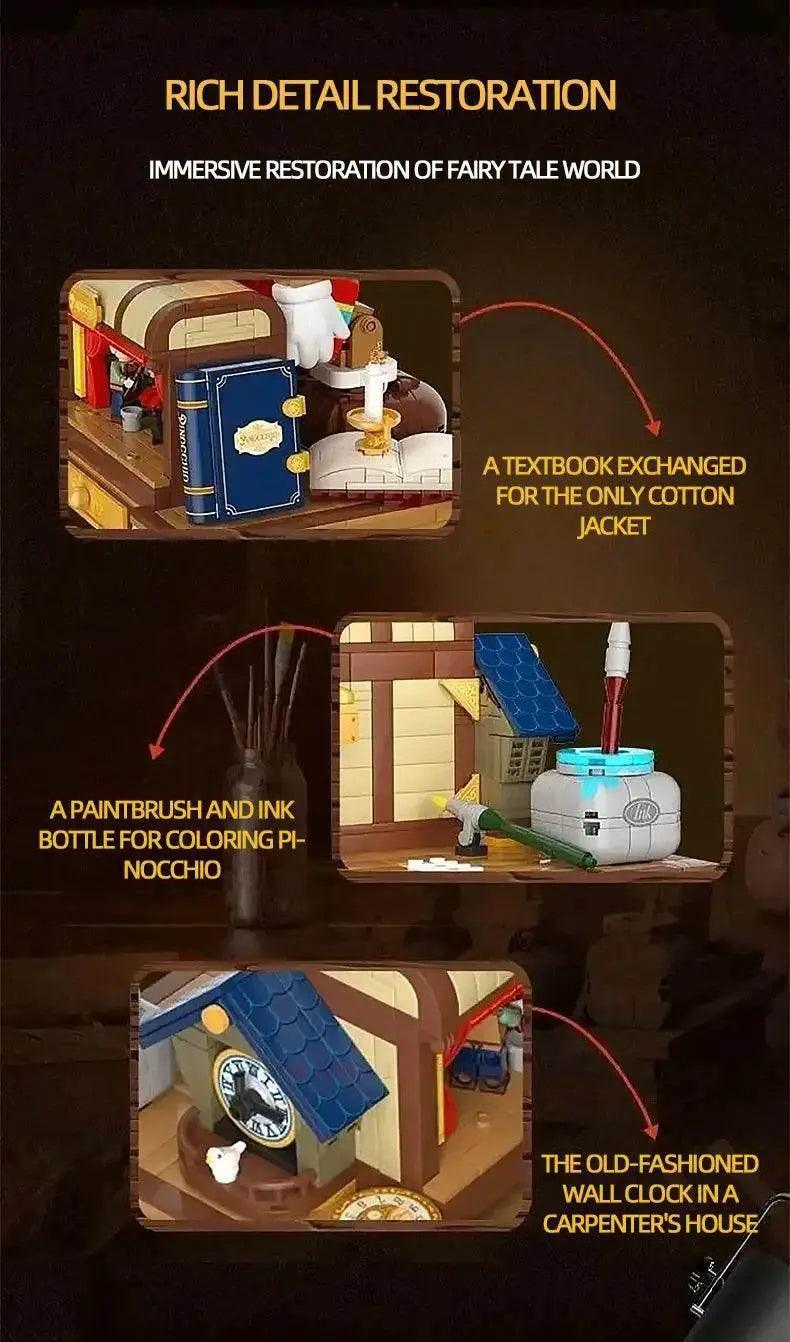  MOC Pinocchio Building Blocks Classic Fairy Tale Doll Model Gifts -  ToylandEU™