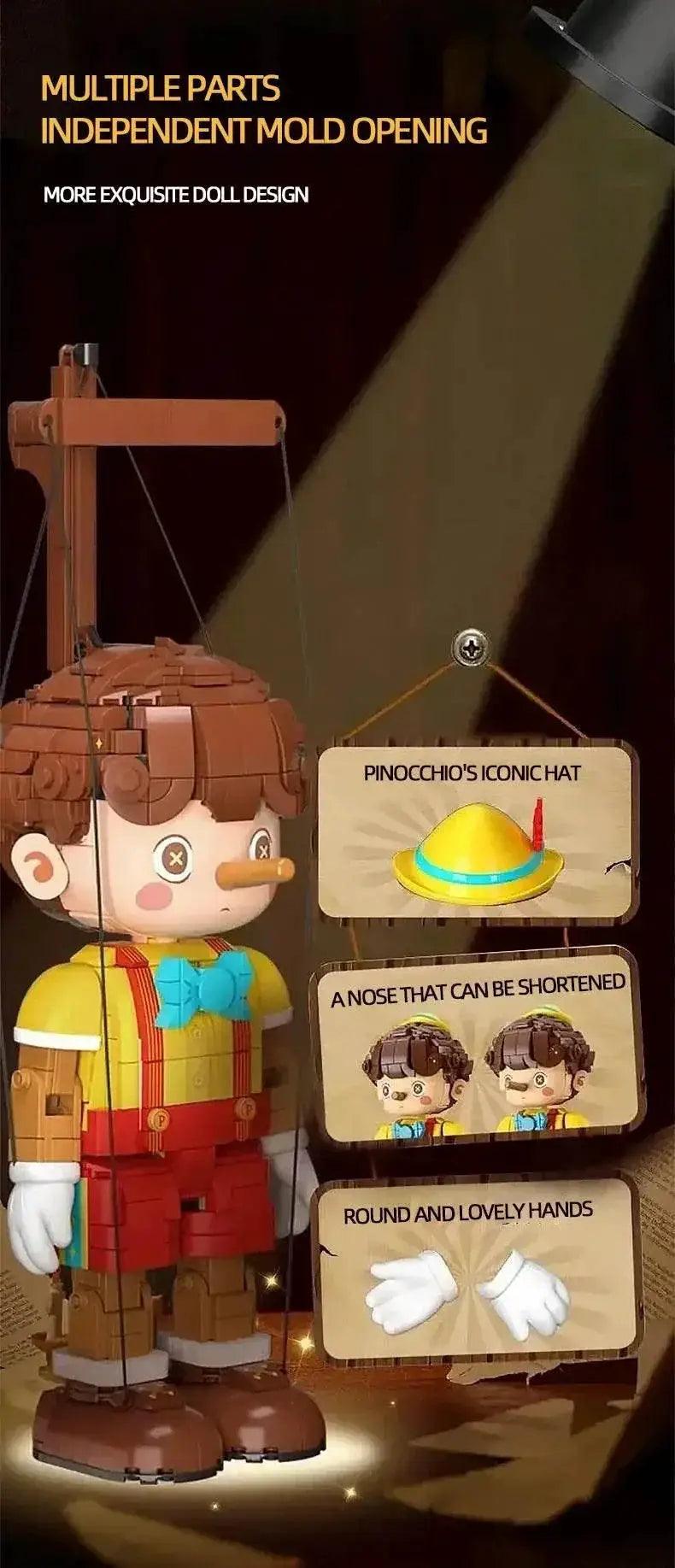  MOC Pinocchio Building Blocks Classic Fairy Tale Doll Model Gifts -  ToylandEU™