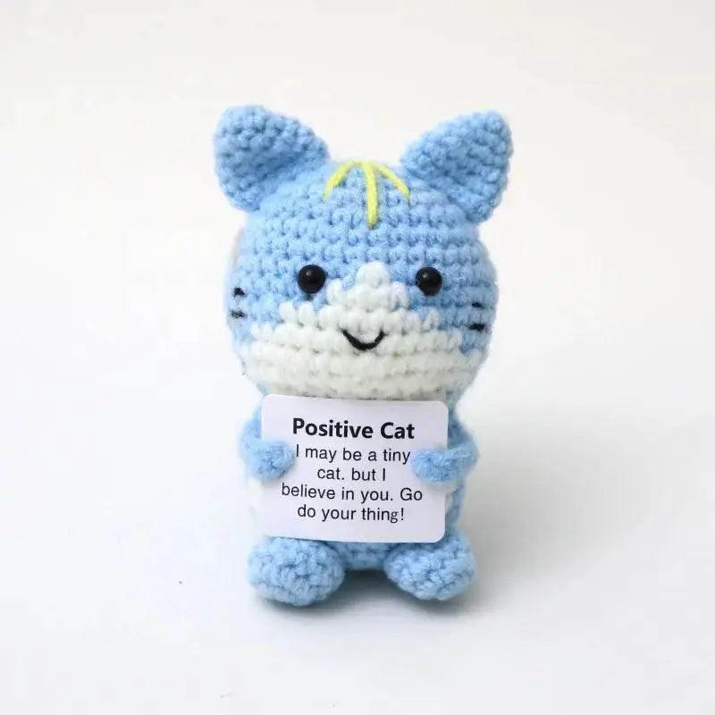  New Handmade Knitted Positive Energy Panda Doll Home Decor -  ToylandEU™