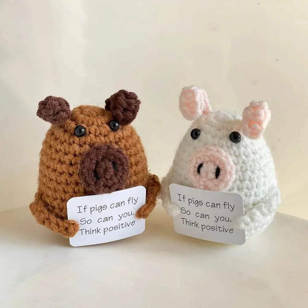  New Knitted Positive Turtle Doll Handmade Emotional Support -  ToylandEU™