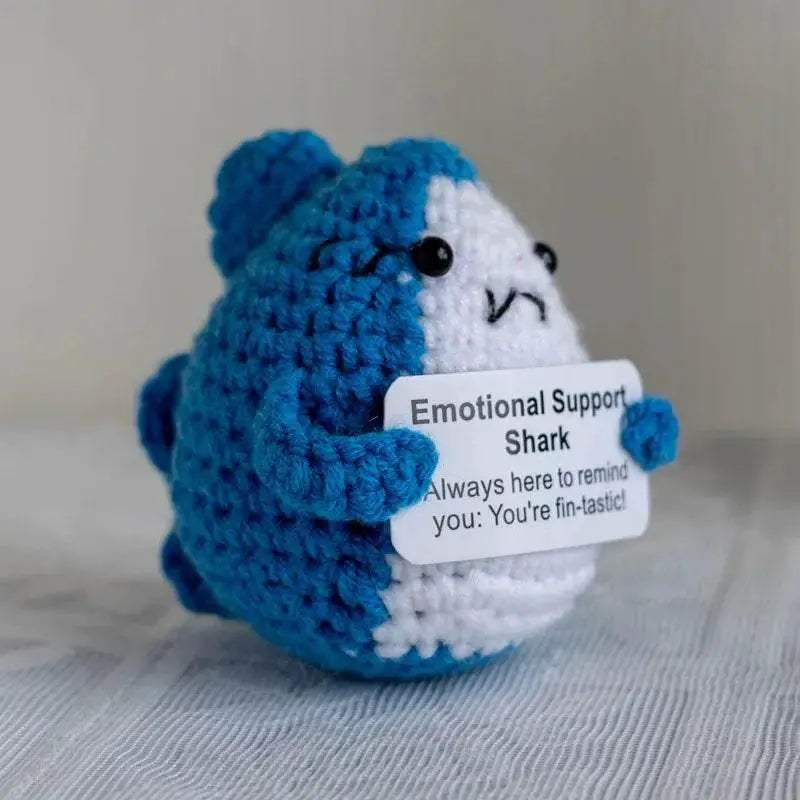  New Knitted Positive Turtle Doll Handmade Emotional Support -  ToylandEU™