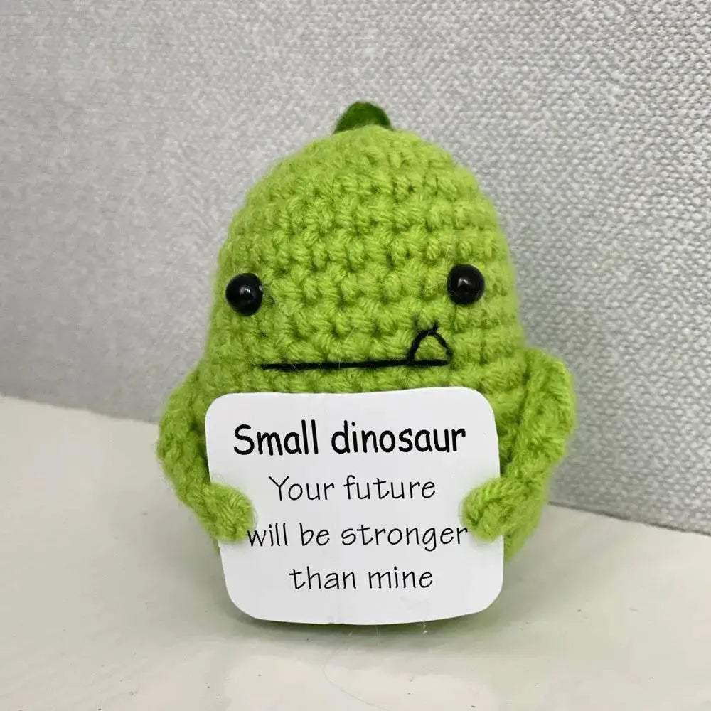  New Knitted Positive Turtle Doll Handmade Emotional Support -  ToylandEU™