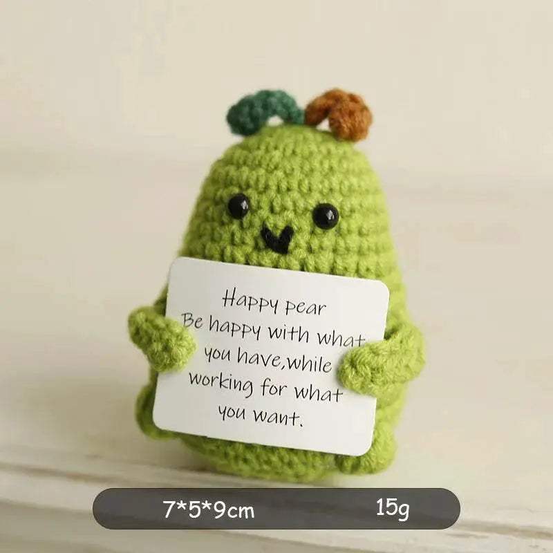  New Positive Potato Crochet Doll Handmade Room Decor Gift -  ToylandEU™