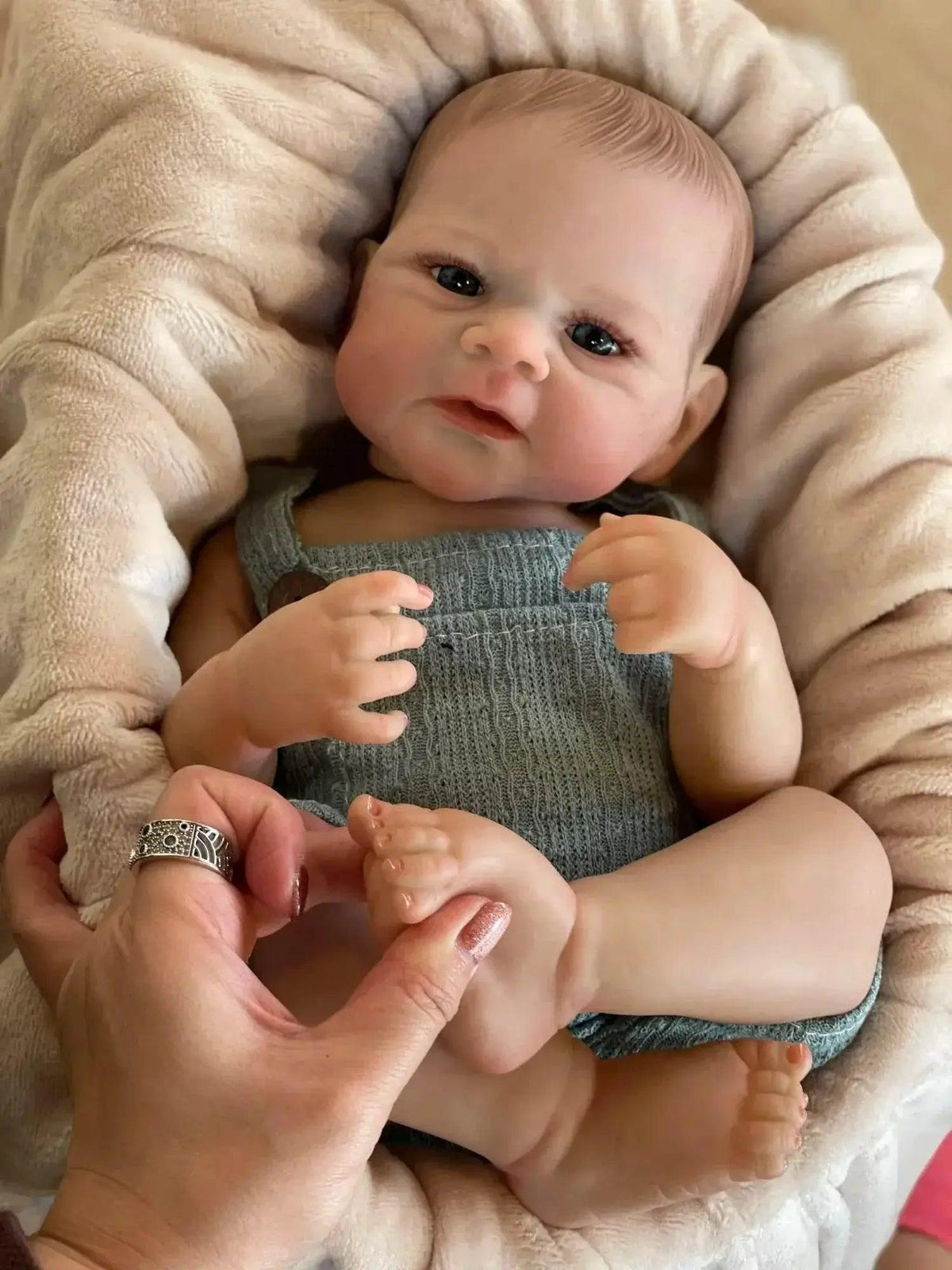  50cm Painted Elijah Bebe Reborn Boy With Full Body Silicone Vinyl Soft Touch Lifelike Newborn Baby Dolls -  ToylandEU™