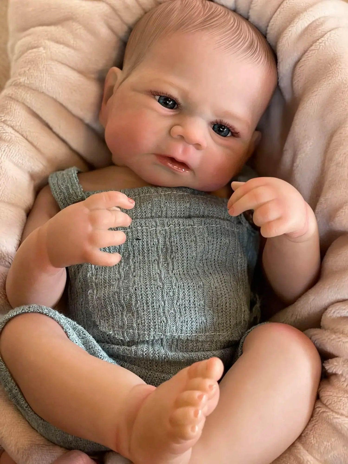  50cm Painted Elijah Bebe Reborn Boy With Full Body Silicone Vinyl Soft Touch Lifelike Newborn Baby Dolls -  ToylandEU™