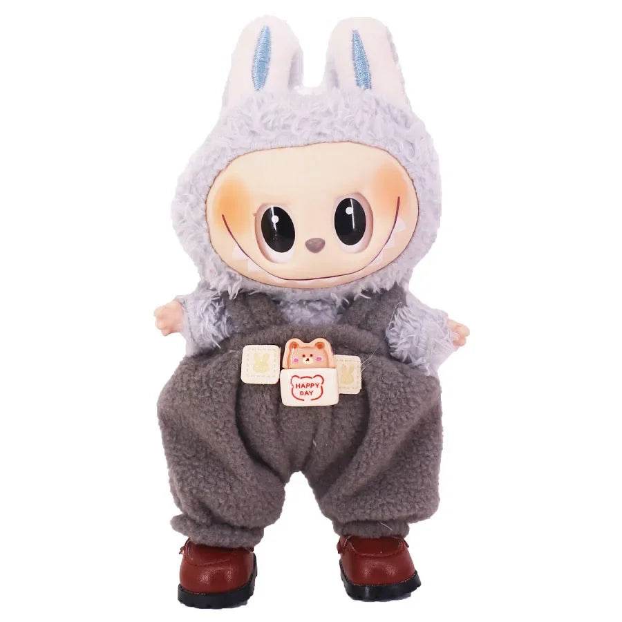 Doll Pants And Doll Shoes For Labubu 17cm Plush Doll Accessories - ToylandEU