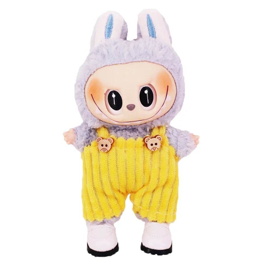 Doll Pants And Doll Shoes For Labubu 17cm Plush Doll Accessories - ToylandEU