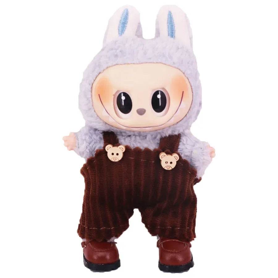 Doll Pants And Doll Shoes For Labubu 17cm Plush Doll Accessories - ToylandEU