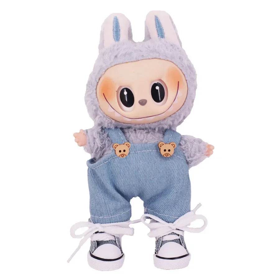 Doll Pants And Doll Shoes For Labubu 17cm Plush Doll Accessories - ToylandEU