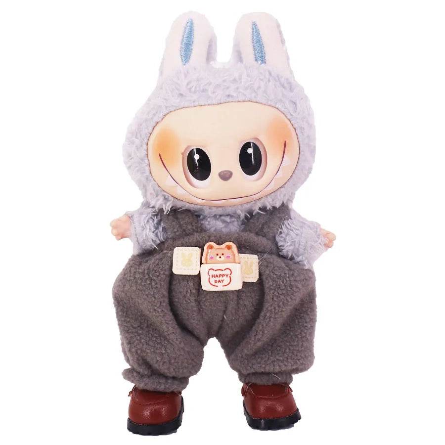 Doll Pants And Doll Shoes For Labubu 17cm Plush Doll Clothes Accessories - ToylandEU